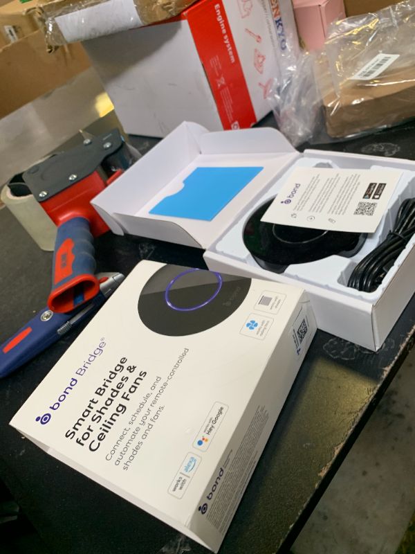 Photo 1 of BOND | Add Wifi to Ceiling Fan, Fireplace or Motorized shades | Works with Alexa, Google Home | Remote Control with App | Works with iPhone or Android