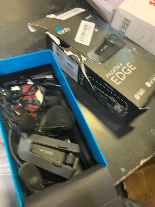 Photo 1 of Cardo PACKTALK Edge Motorcycle Bluetooth Communication System Headset Intercom - Single Pack