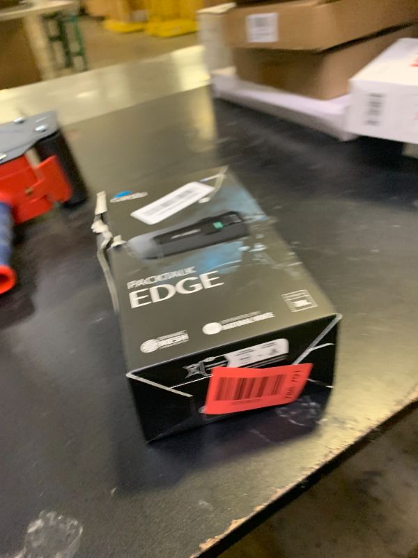 Photo 1 of Cardo PACKTALK Edge Motorcycle Bluetooth Communication System Headset Intercom - Single Pack