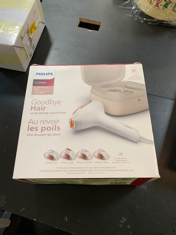 View 2 of Philips Lumea IPL — Salon-Like Laser Hair Removal for Women, Permanent Hair Reduction Device At Home for Face & Body — Safe & Painless for Face, Bikini, Body, 5 Settings & Skin Sensors, BRI984/03
