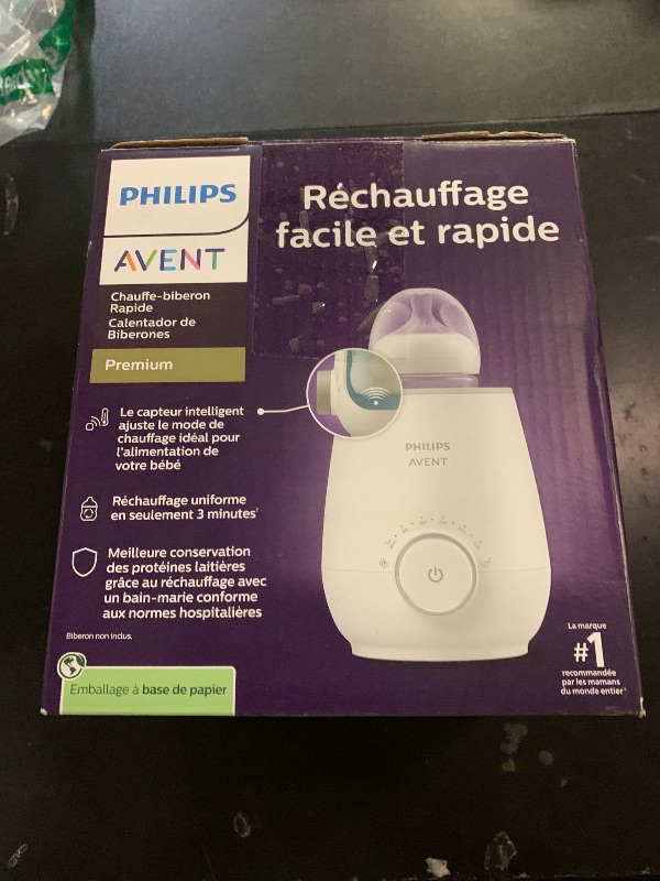 Photo 1 of Philips Avent Premium Fast Bottle Warmer with Smart Temperature Control