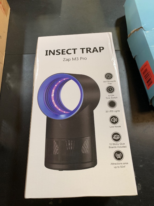 Photo 1 of Fruit Fly Trap for Indoors, Blue Bug Zapper Indoor with Suction & Timer