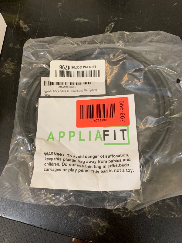 Photo 1 of Cover O-Ring Compatible with Hayward SPX0714L for SP0714T Vari-Flo XL Valve (3-Pack)