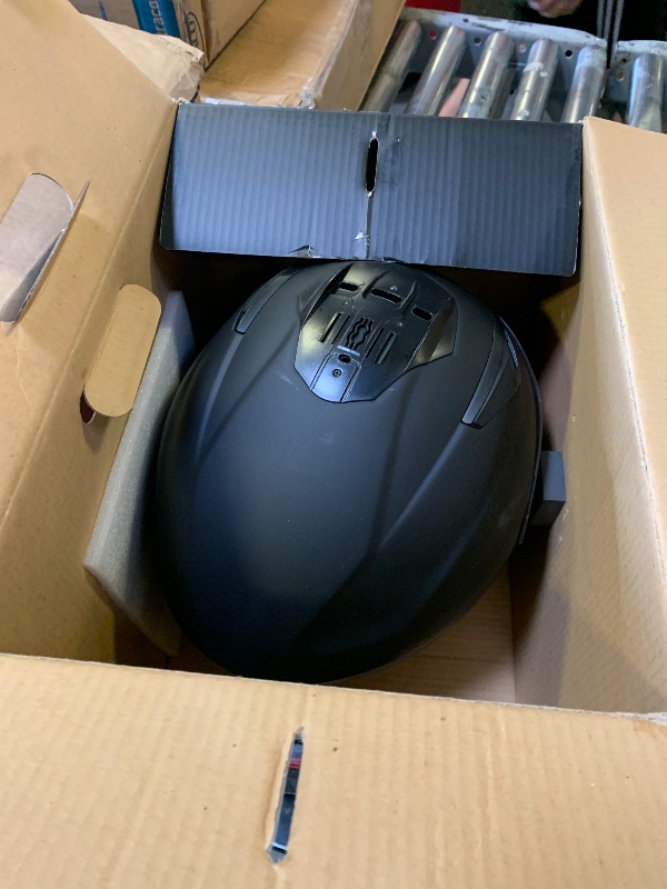 Photo 1 of Sena Stryker Full Face Smart Helmet with Integrated Mesh and Bluetooth Communications, LED Taillight, and Sound by Harman Kardon, DOT (Matte Black, Large)
