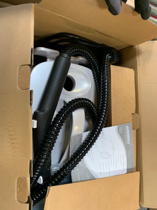 Photo 1 of GROBELL 40s Fast Heating Steam Cleaner: 21 PCS-0.66Gal No Pressurized Large Tank-No Cooling & Refill Anytime Detachable Hose Chemical-Free Cleaning for Home Upholstery Grout Floor Bathroom Car Kitchen