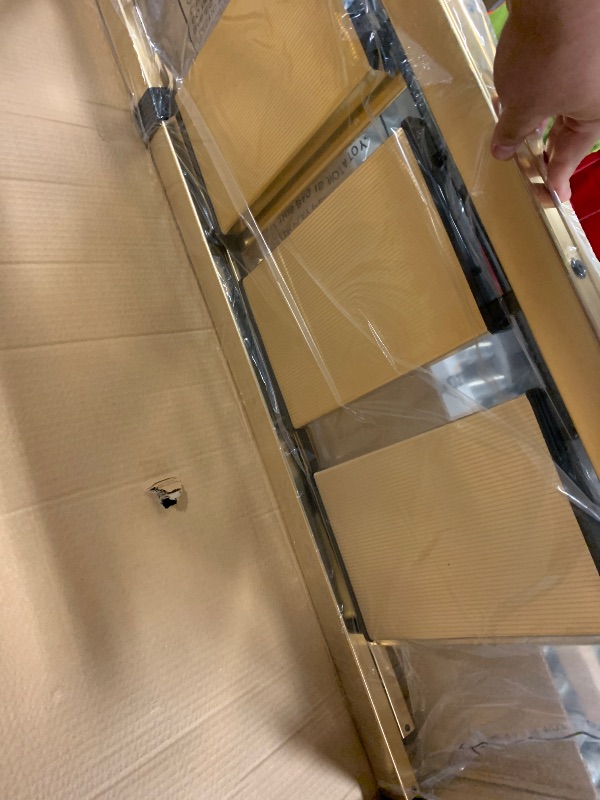 Photo 1 of BIBKOKE 3-Step Aluminum Folding Ladder