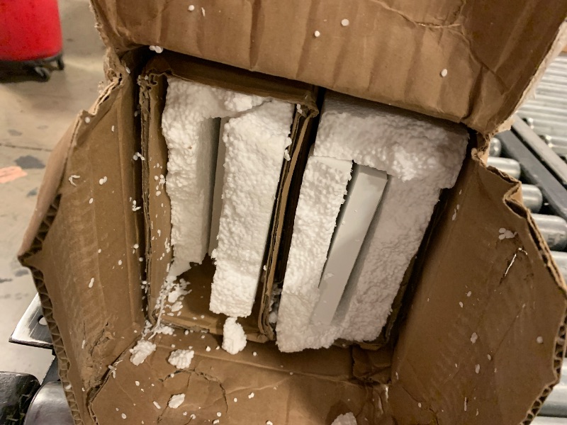 Photo 1 of Joyfolk 5" x 60" Super White Engineered Marble Threshold, Rigid Shower Curb & Vanity Backsplash for Tile Transitions, Window Sill, Fixed Size Easy to Cut