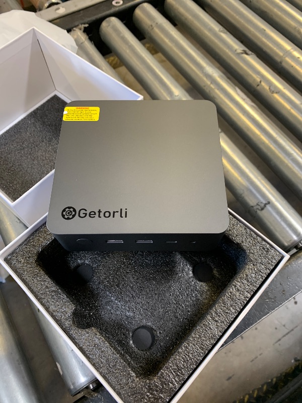 Photo 1 of Getorli AI Mini PC AMD Ryzen 7 Pro 8845HS CPU Radeon 780M Graphics Compact Gaming PC 32GB DDR5 RAM 1TB NVMe SSD Small Desktop Computer Dual 2.5GLAN 4K HDMI DP Micro PCs WiFi 6 BT5.3 Prebuilt OS Office
