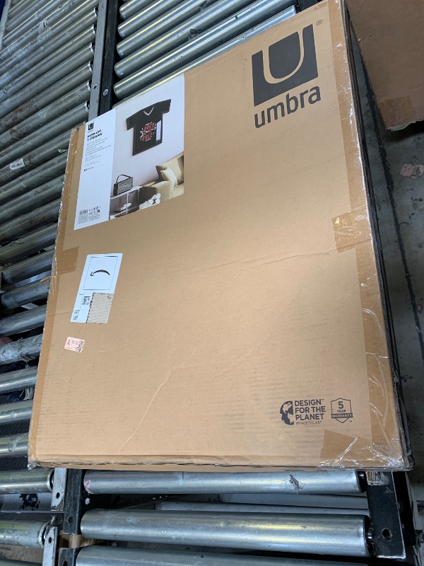 Photo 1 of Umbra T-Frame T-Shirt Display Case Wall Mount, Medium, Black