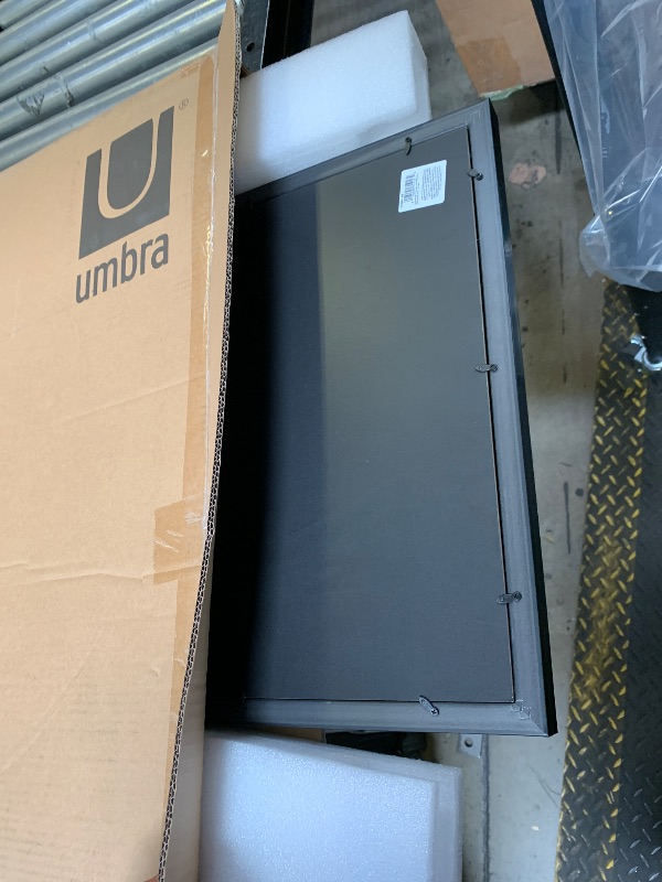 Photo 1 of Umbra T-Frame T-Shirt Display Case Wall Mount, Medium, Black