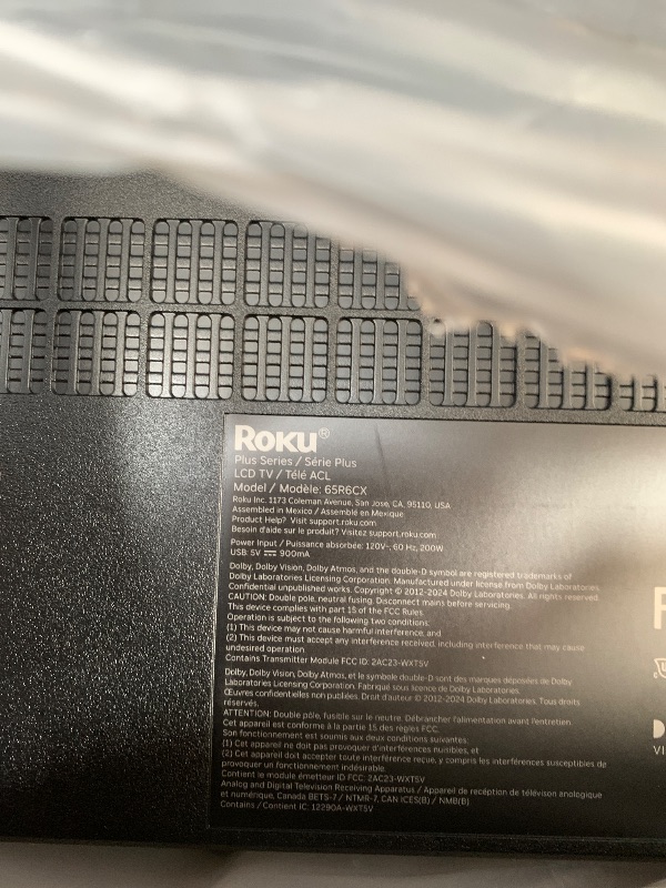 Photo 1 of Roku 65-Inch Plus Series Smart TV - 4K QLED Mini-LED TV - RokuTV