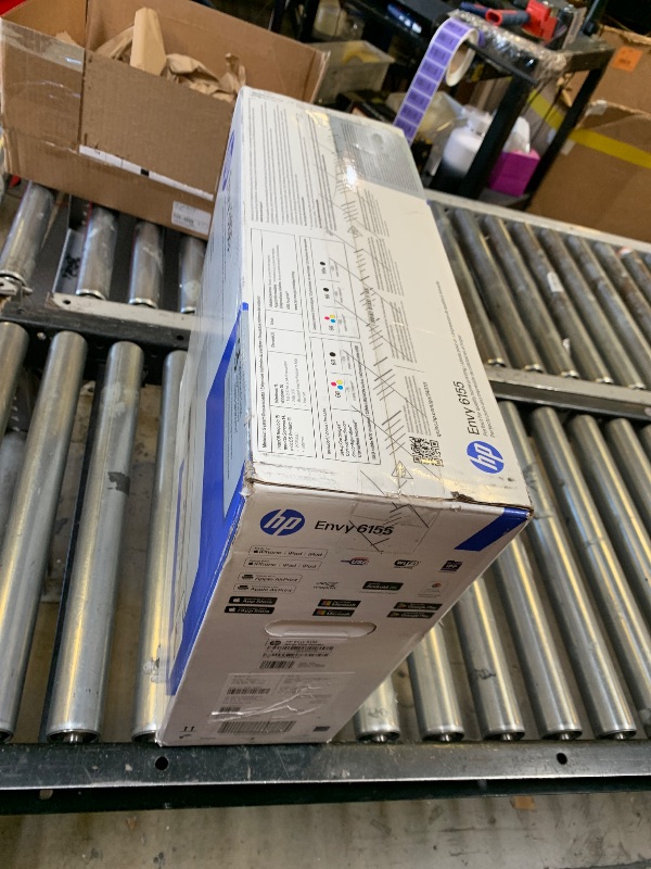 Photo 1 of HP Envy 6155 Wireless All-in-One Color Inkjet Printer, Print, Scan, Copy, Duplex Printing Best-for-Home, 3 Month Trial of Instant Ink Included, AI-Capable (C2WR7A) Portobello