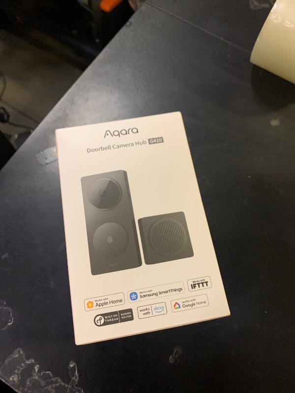 Photo 1 of Aqara Smart Doorbell Camera G410 with Chime, HomeKit Secure Video, Black