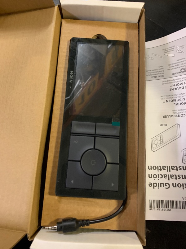 Photo 1 of Moen Matte Black Smart Shower 2-Outlet Digital Water System Controller for Thermostatic Shower Valve, TS3302BL