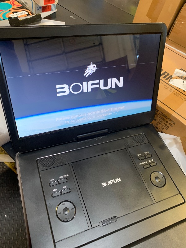 Photo 1 of BOIFUN 15.6" Portable DVD Player - Black