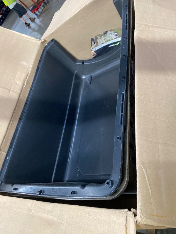 Photo 1 of ***DAMAGED -MISSING BOTTOM -SELLING AS PART ONLY*** Petmate Ruffmaxx Camouflage Dog Kennel Pet Carrier & Crate 40" (70-90 Lb), Outdoor and Indoor for Large, Medium, and Small Dogs - Made from Recycled Material w/ 360-Degree Ventilation, Made in USA