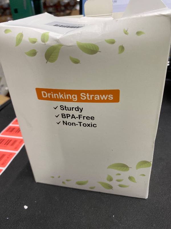 Photo 1 of [500 Pcs] 5 Inch Pink Cocktail Straws - 0.24" Diameter Disposable Plastic Drinking Straw for Coffee and Cocktail, Cute Short Straws for Bar,Cafe,Club,Party