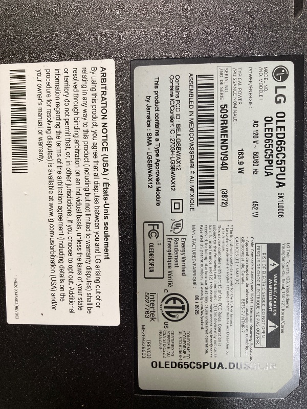 Photo 1 of ***DAMAGED -SELLING AS PARTS ONLY*** TCL 55 Inch Class QM7K Series | Mini LED QLED 4K HDR | 55QM7K, 2025 Model | 120HZ-144HZ Anti Reflective Screen Smart Google TV Dolby Atmos Onkyo Audio | Voice Remote Alexa Gaming Streaming Television