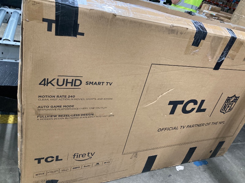 Photo 1 of ***NO RETURN****TCL 65-Inch Class S5 UHD 4K LED Smart TV with Fire TV (65S551F, 2024), Dolby Vision, HDR PRO+, Atmos, Alexa Built-in, Apple AirPlay 2, Streaming Television