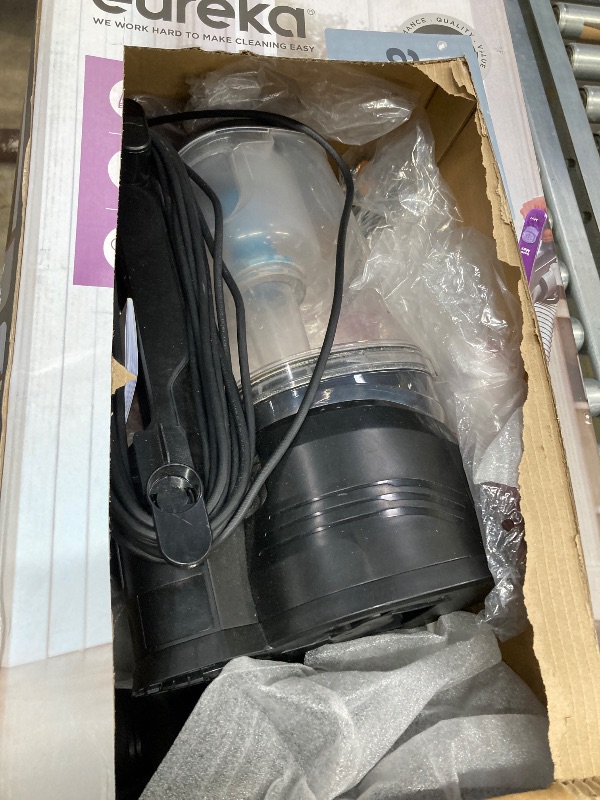 Photo 1 of ***MISSING HANDLE-SELLING AS PARTS ONLY*** Eureka FlexReach Powerful Upright Vacuum Cleaner for Carpet and Hard Floor, Lift-Up Vacuum with Large Dust Cup, Anti-Tangle, NEU651PL, Purple