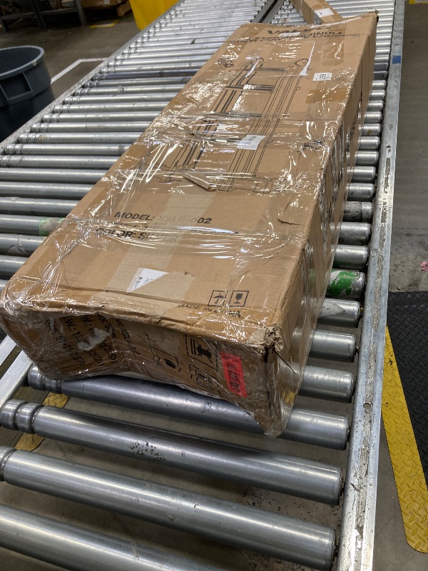 Photo 1 of **damaged, need to repair***Valeo Ladder 14FT, Multi Position 4 Step Ladder Extension, Anti-Slip A Frame Folding Ladder with Removable Tool Tray, 330lbs Adjustable Telescopic Aluminum Ladders for Stairs Home Indoor Outdoor Roof