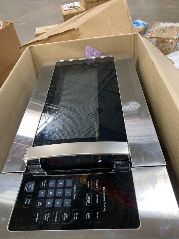 Photo 1 of ***PARTS ONLY/NOT IN ORIGINAL BOX****GE 1.6 CU FT OVER THE RANGE MICROWAVE OVEN
