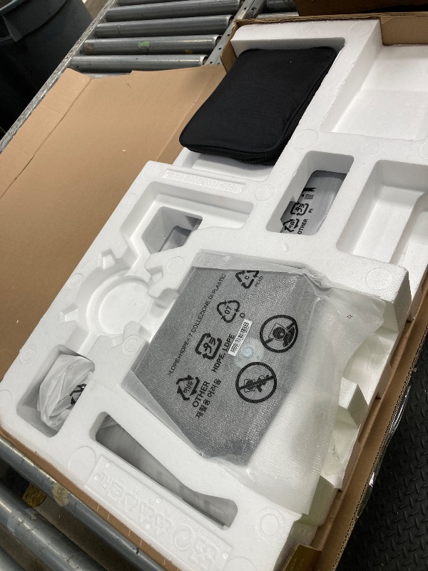 Photo 1 of *NO RETURNS/NO REFUNDS* *Parts only/screen cracked* ASUS ROG Strix 26.5” 1440P QD-OLED Gaming Monitor (XG27ACDNG) -QHD (2560x1440), 360Hz, 0.03ms, Custom Heatsink, OLED Care+, G-SYNC Compatible, 99% DCI-P3, DisplayWidget, AI Gaming, 3yr Warranty