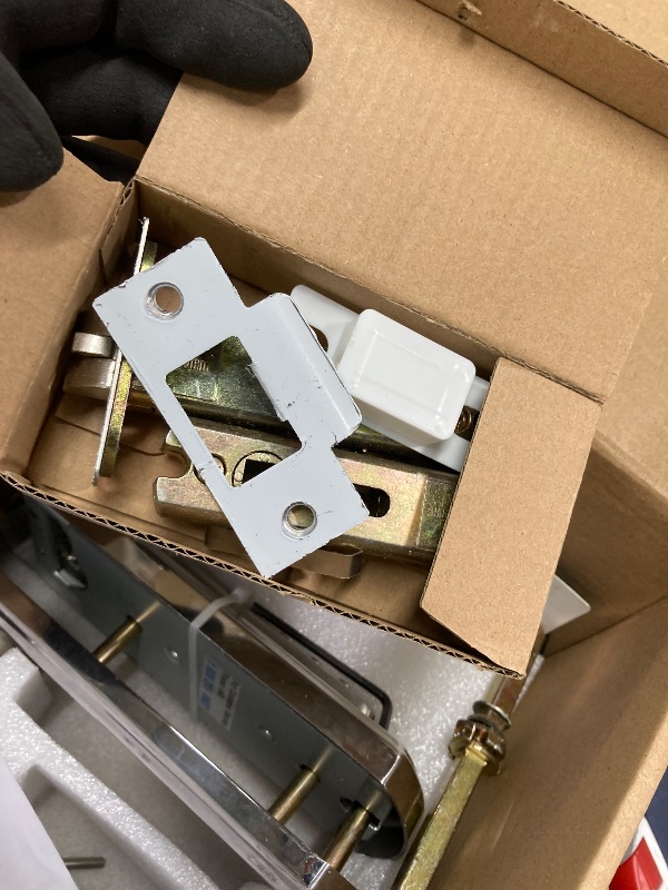 Photo 1 of *Minor damage* Elemake Keypad Door Lock, Keyless Entry Door Lock Mechanical Lock with Keypad, Combination Code Locks with Handle, Right Handed Door Lever, Stainless Steel 304 - NOT a Deadbolt