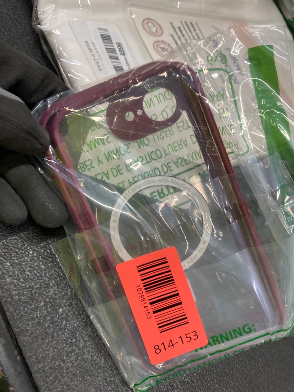 Photo 1 of *Screen protector piece damaged* Miracase for Phone 17e Case & iPhone 16e Case, Full-Body Phone with Built-in Glass Screen Protector, [Magnetic with MagSafe] Military Drop Proof 17 E/ 16 E Cover Bumper 6.1 inch, Plum