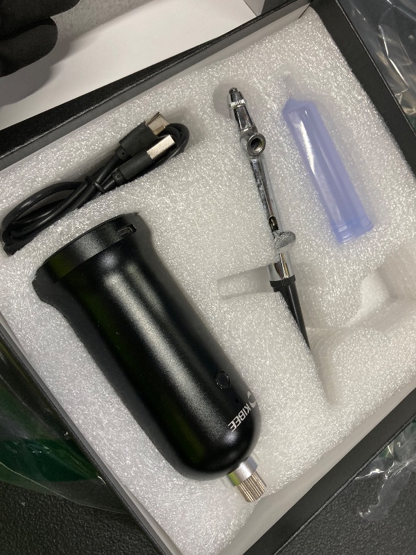 Photo 1 of *Used/dirty* KIBEE Updated Cordless Airbrush Kit with Compressor,USB-C Rechargeable Airbrush with High Pressure Compressor,Wireless Dual Action Air Brush Gun for Barber,Cake Decor,Nail Art,Painting,Makeup…