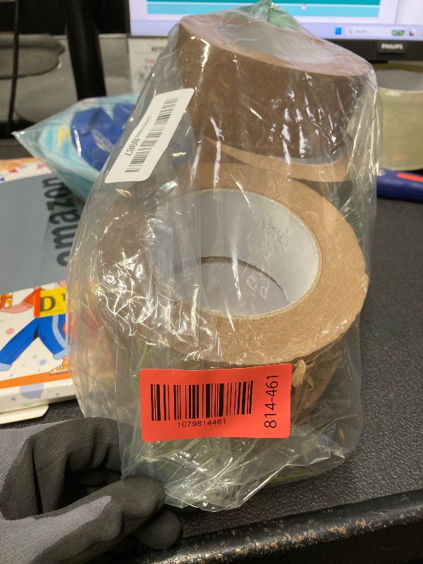 Photo 1 of *1 missing/ most used* Lichamp Kraft Packing Tape, Brown Kraft Gummed Tape for Packing Boxes, Shipping Cardboard and Carton Sealing, 6 Rolls x 2 inch x 55 Yard x 7 mil, B206BN