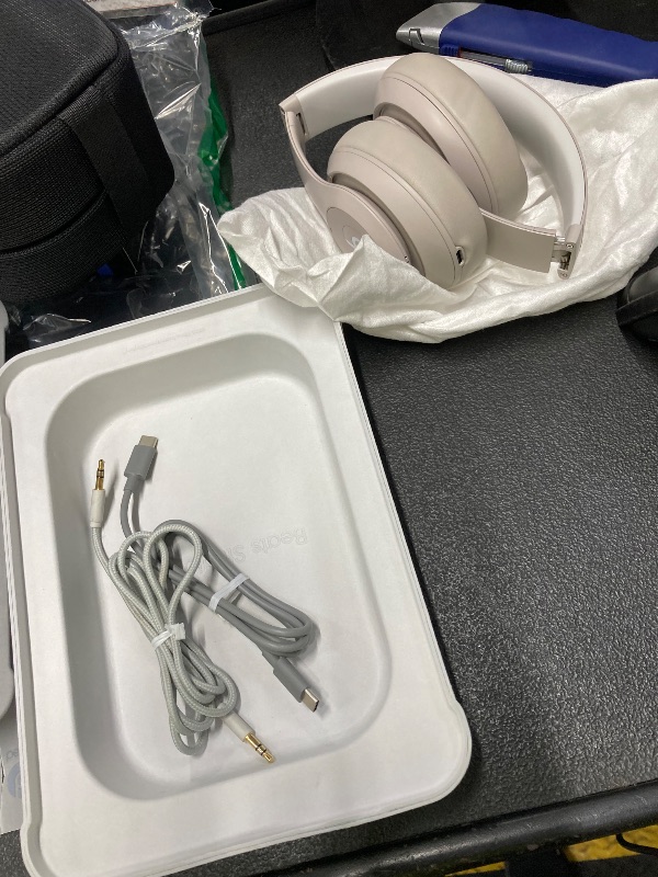 Photo 1 of *Black bag/not beige* Soft Case for Beats Studio Pro/Sony WH-1000XM4/ Sony WH-XB910N/ Beats Studio3 Headphone, Soft Shell Travel Protective Carrying Cover Storage Bag