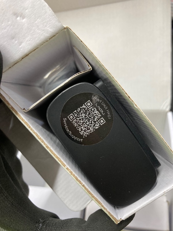 Photo 1 of *used* X3 Apple Home Key Door Lock Deadbolt, iOS ONLY, Smart Keyless Entry Door Lock with Fingerprint, Works with HomeKit Over Thread (Border Router), Voice/App/Remote Control, IP65 Weatherproof, Silver