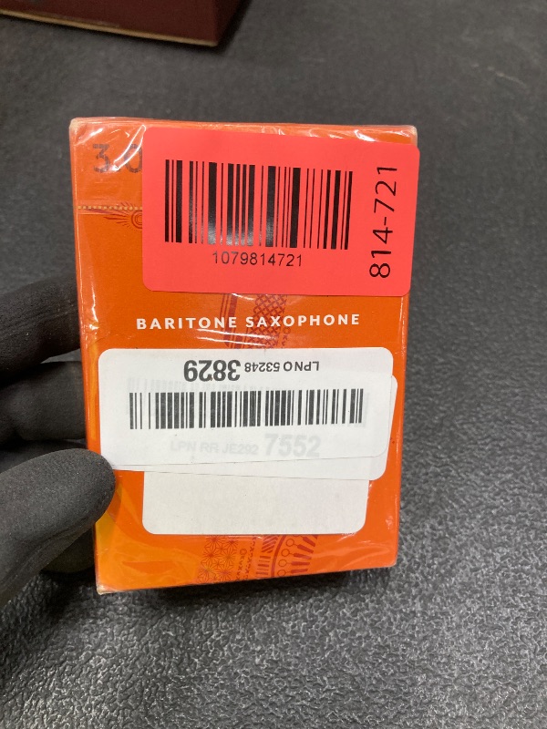 Photo 1 of *Factory sealed* Rico Organic Baritone Saxophone Reeds, Strength 3.0, Pack of 10
