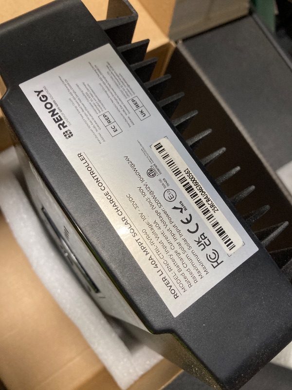 Photo 1 of **MISSING PARTS-ONLY***Renogy Solar Charge Controller Rover 40A 12V24V Auto Parameter DC Input MPPT Charge Controllers for Solar Panels Adjustable LCD for Gel Sealed Flooded Lithium Battery