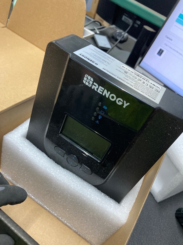 Photo 1 of **MISSING PARTS-ONLY***Renogy Solar Charge Controller Rover 40A 12V24V Auto Parameter DC Input MPPT Charge Controllers for Solar Panels Adjustable LCD for Gel Sealed Flooded Lithium Battery