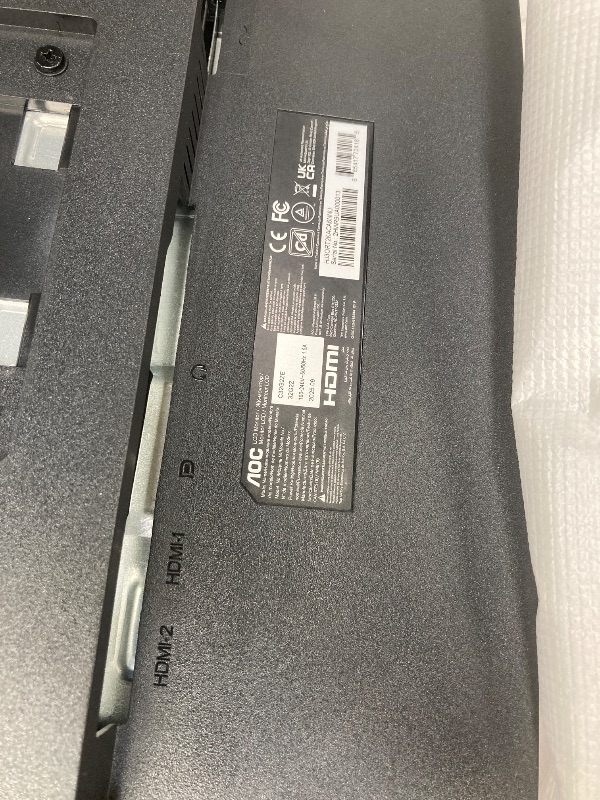 Photo 1 of **broken AOC C32G2ZE 32" Curved Frameless Gaming Monitor, Full HD 1920x1080, VA, 0.5ms 240Hz, AMD FreeSync Premium, DP/HDMI/VGA, VESA, 3-3-1 Re-Spawn Program, Xbox PS5 Switch,Black