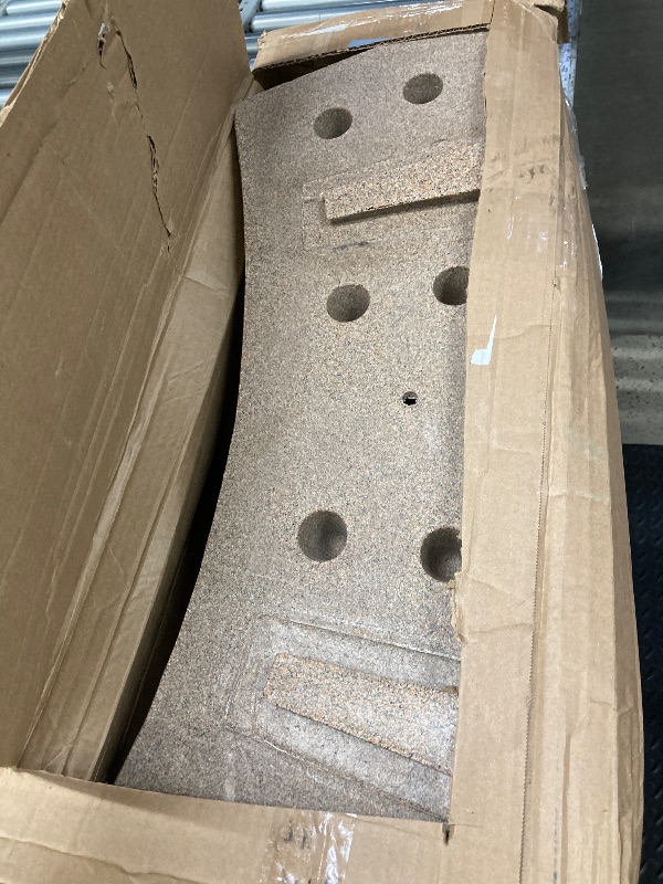 Photo 1 of **Missing one leg**Emsco Group 2306-1AZ Garden Bench – Natural Sandstone Appearance – Made of Resin – Lightweight – 12” Height
