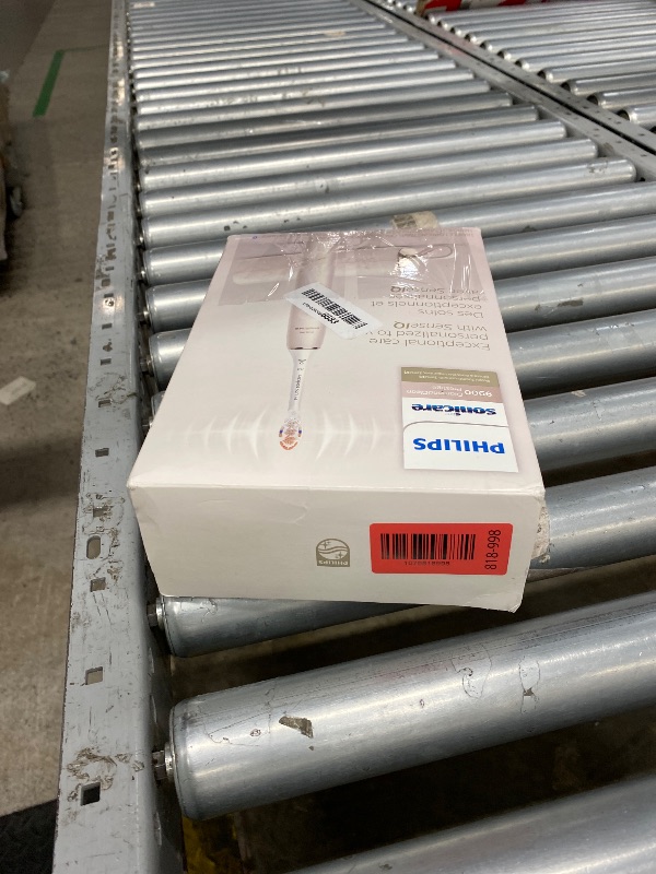 Photo 1 of ***USED -MISSING PIECES -SELLING AS IS*** Philips Sonicare Diamond Clean 9900 Prestige Electric Toothbrush - with SenseIQ Technology and Advanced AI App, 5 Brushing Modes, 3 Intensity Levels, Charging Travel Case, Champagne, HX9990/11