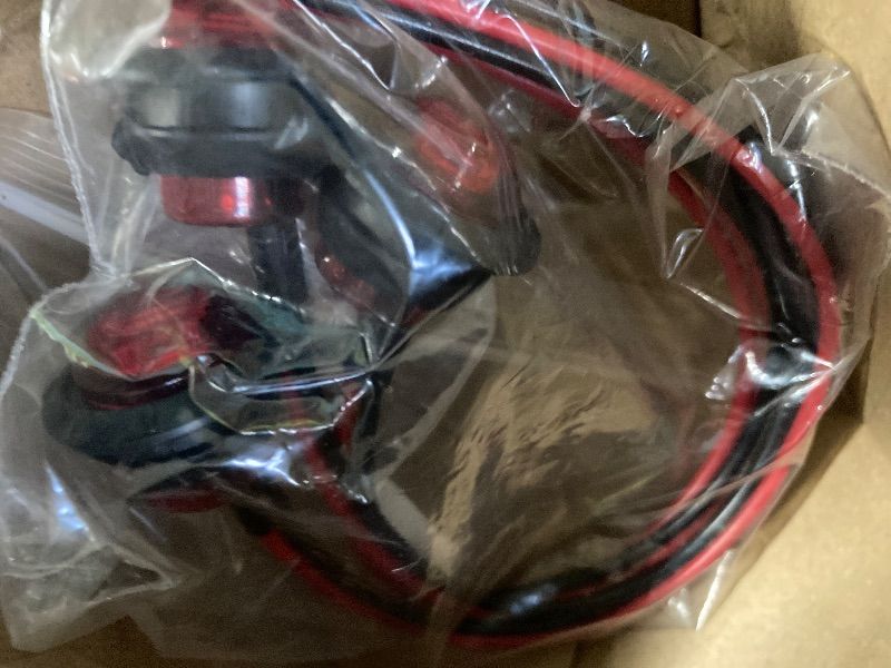 Photo 1 of ***ONLY 3****Yhoetid 3/4 inch LED Trailer Marker Lights, 20PCS RED LED Clearance Bullet Side for Truck RV Car Bus Trailer Van Caravan Boat. (12V 20PCS)