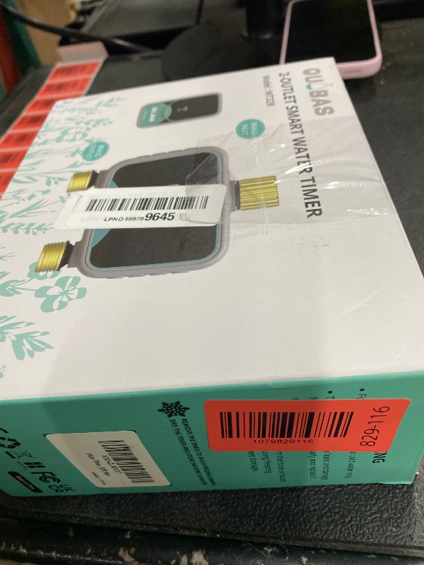Photo 1 of **CONNECTION ISSUES****QUOBAS WiFi Water Timer for Garden Hose, 2 Zone Brass Hose Timer WiFi with App Control & Rain Delay/Auto/Manual 3 Modes for Drip Irrigation, Pool & Lawn, Battery Powered, 2.4GHz WiFi Only