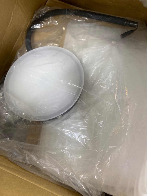 Photo 1 of ***MISSING PIECES SELLING AS PARTS ONLY*** LAMSU Arc Floor Lamps for Living Room, Dimmable Rattan Floor Lamp with Remote & LED Bulb, Mid Century Modern Standing Lamp with Double Shades, Boho Farmhouse Tall Pole Lamps for Bedroom Office