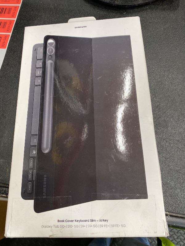 Photo 1 of ***MISSING A KEY TAB***Samsung Galaxy Tab S10+ Book Cover Keyboard Slim AI Key - AI Key for Galaxy Tab S10+ | S10+ 5G | S9+ | S9+ 5G | S9 FE+ | S9 FE+ 5G, Slim and Lightweight Design, US Version, Black***MISSING A KEY TAB***