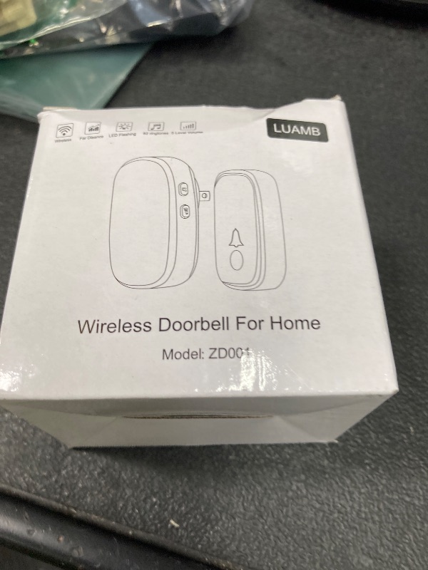 Photo 1 of **its doesnt work**LUAMB Wireless Doorbell, 1,000ft Range Loud Enough with 5Volume Levels and Mute Mode Door Chimes LED Flashing