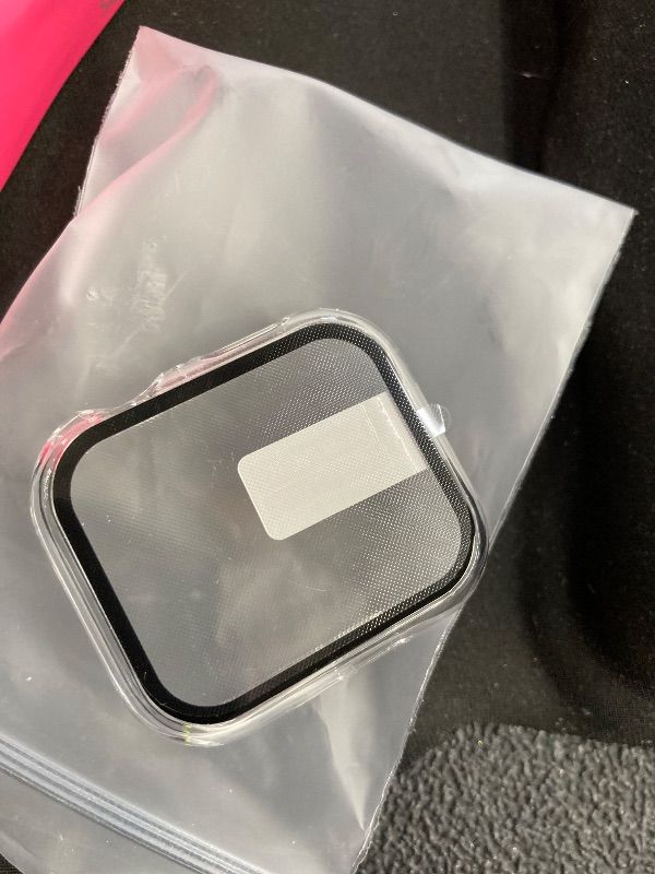 Photo 1 of ***ONLY ONE***Misxi 2 Pack Hard PC Case with Tempered Glass Screen Protector Compatible with Apple Watch SE 3 (2025) SE 2 SE Series 6 Series 5 Series 4 44mm, Scratch Resistant Overall Protective Cover for iWatch, Clear