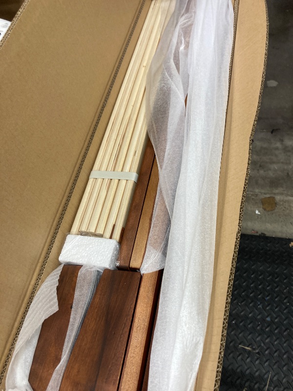 Photo 1 of  Naturalista Grand - 12 Inch Solid Wood Platform Bed with Wooden Slats - No Box Spring Needed - Queen (Espresso)