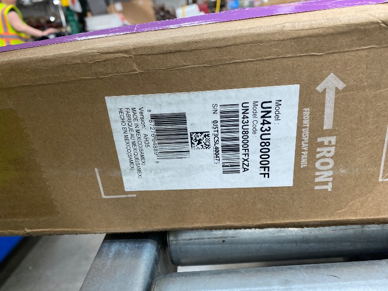 Photo 1 of **** IT DOES NOT HAVE REMOTE **** **** NO RETUN- NO REFOUN**** Samsung 43-Inch Class Crystal UHD U8000F 4K Smart TV (2025 Model) Endless Free Content, Processor, MetalStream Design, Knox Security, Alexa Built-in