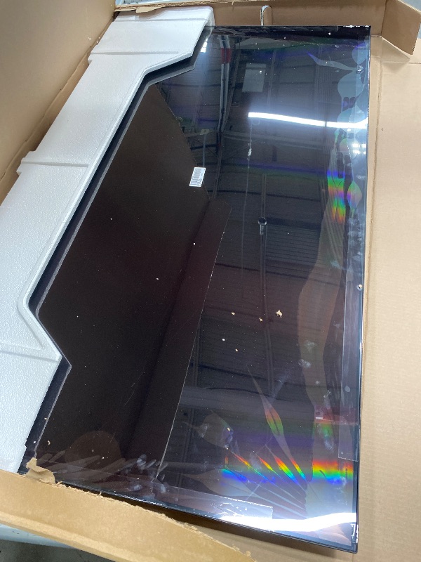 Photo 1 of **** NO RETUN- NO REFOUN**** - *** THE SCREEN IS BROKEN*** SAMSUNG 55-Inch Class Crystal UHD 4K BEC-H Series HDR Pro TV w/ 3D Surround Sound, PurColor, Contrast Enhancer, Use for Digital Signage Displays, Commercial TV, Alexa Built-In (LH55BECHLG, 2023 Mo