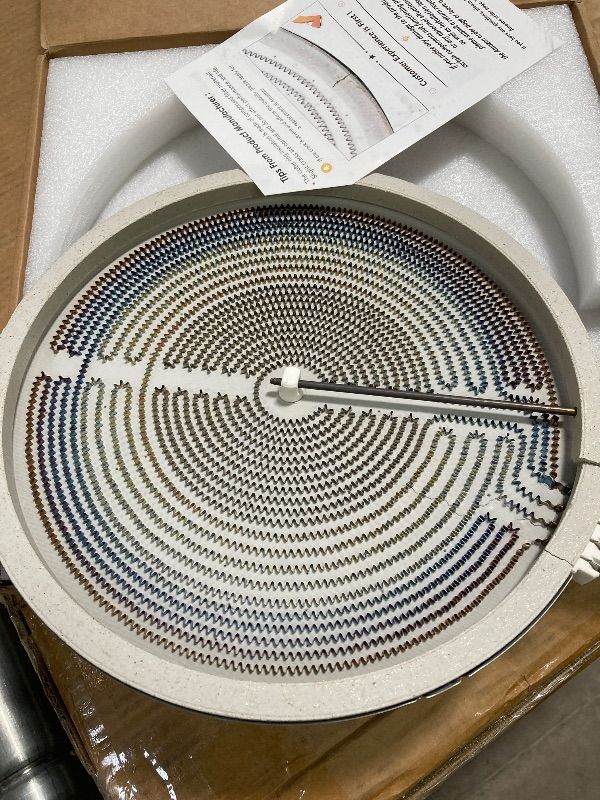 Photo 1 of ***DAMAGE -DENT ON BACKSIDE -SELLING AS IS *** OEM home UPGRADE WB30T10126 WB30T10107 PS2321560 12in Tripe Radiant Surface Element Compatible with GE 12 inch radiant element. Replaces Parts: WB30T10126 PS2321560 AP4344521 WB30T10107
