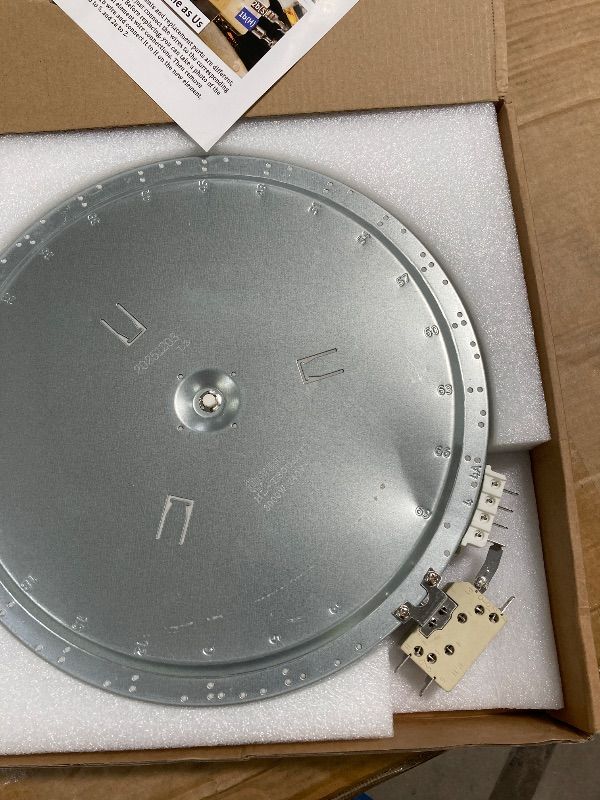 Photo 1 of ***DAMAGE -DENT ON BACKSIDE -SELLING AS IS *** OEM home UPGRADE WB30T10126 WB30T10107 PS2321560 12in Tripe Radiant Surface Element Compatible with GE 12 inch radiant element. Replaces Parts: WB30T10126 PS2321560 AP4344521 WB30T10107